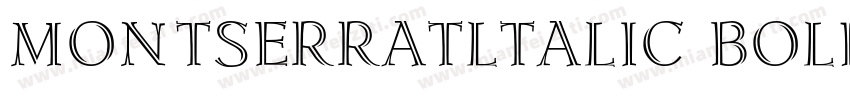 Montserratltalic Boldltalic字体转换